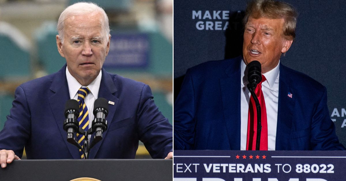 Former President Donald Trump, right, plans to enact a Special Counsel to investigate President Joe Biden if he wins the 2024 election.