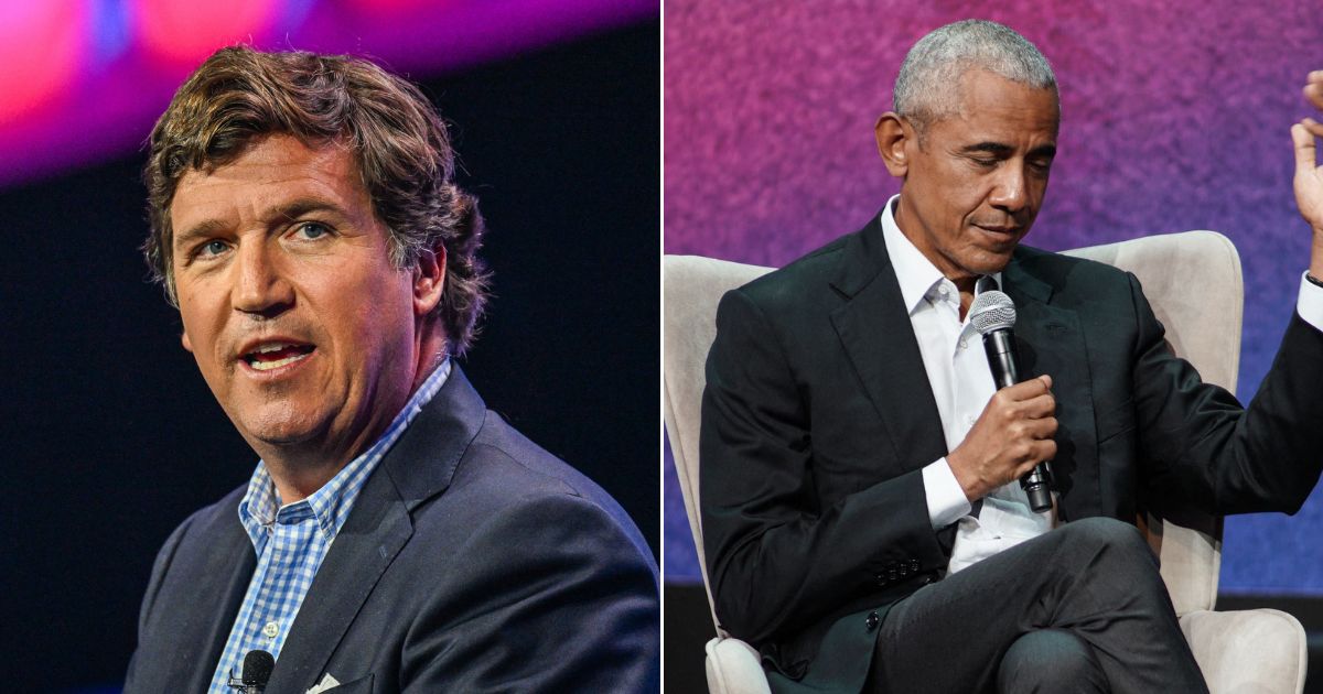 Tucker Carlson commented on former President Barack Obama's alleged homosexuality in a recent podcast.