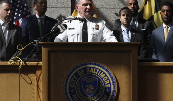 Richard Worley, Baltimore's acting police commissioner, speaks Thursday at a news conference about the arrest of Jason Billingsley. Worley said police had been searching for Billingsley, who is charged with first-degree murder in the death of 26-year-old Pava LaPere, since last week as a suspect in a separate rape and arson case.