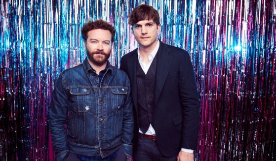 Danny Masterson and Ashton Kutcher pose at Music City Convention Center on June 7, 2017, in Nashville, Tennessee.