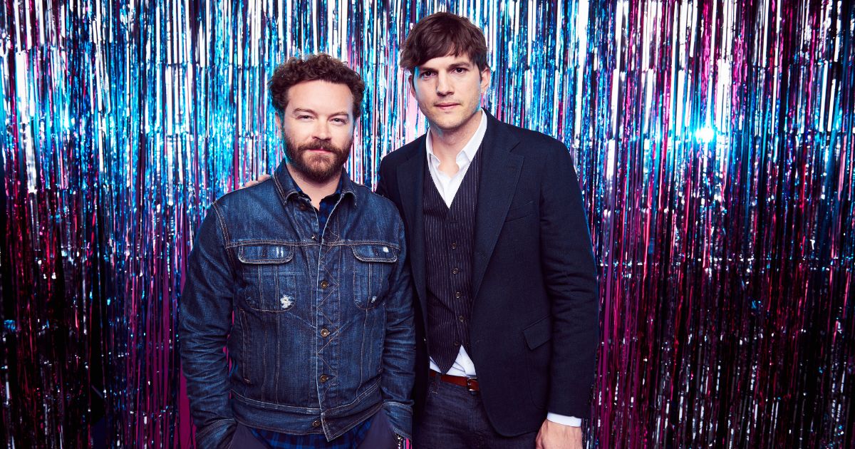 Danny Masterson and Ashton Kutcher pose at Music City Convention Center on June 7, 2017, in Nashville, Tennessee.