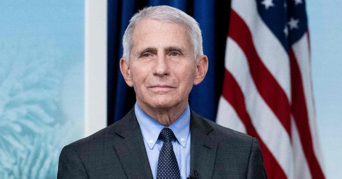 Dr. Anthony Fauci attends a speech by first lady Jill Biden on COVID vaccinations in the Eisenhower Executive Office Building in Washington, D.C., on Dec. 9, 2022.