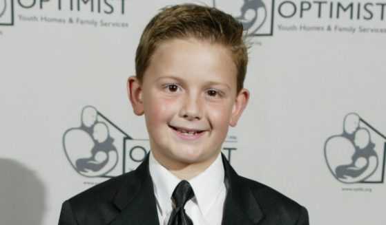 Child actor Austin Majors poses at the 7th annual Mentor Awards Gala benefiting Optimist Youth Homes & Family Services at the Biltmore Hotel in Los Angeles on Oct. 29, 2003.