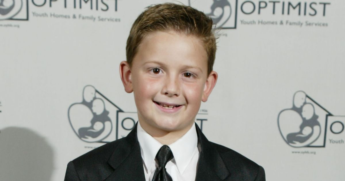 Child actor Austin Majors poses at the 7th annual Mentor Awards Gala benefiting Optimist Youth Homes & Family Services at the Biltmore Hotel in Los Angeles on Oct. 29, 2003.