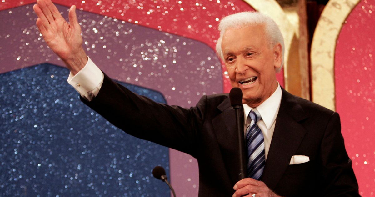 Game show host Bob Barker waves goodbye after taping his final episode of "The Price is Right" in Los Angeles, California, on June 6, 2007. Barker died last month.