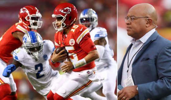 NBC sportscaster Mike Tirico, right, had some Detroit Lions fans roaring with anger after a comment he made following Thursday's 21-20 win over the Kansas City Chiefs.