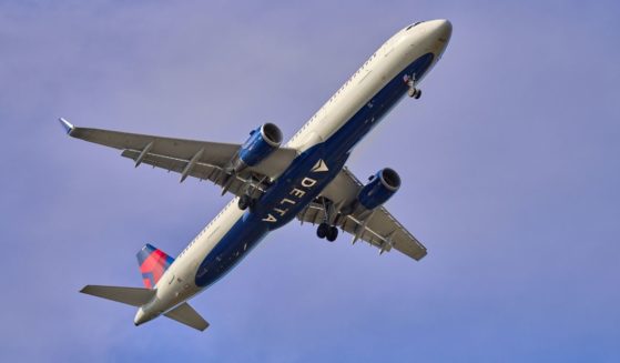 A stock photo shows a Delta Air Lines jet coming in for a landing at Hartsfield-Jackson Atlanta International Airport on Feb. 6, 2022.