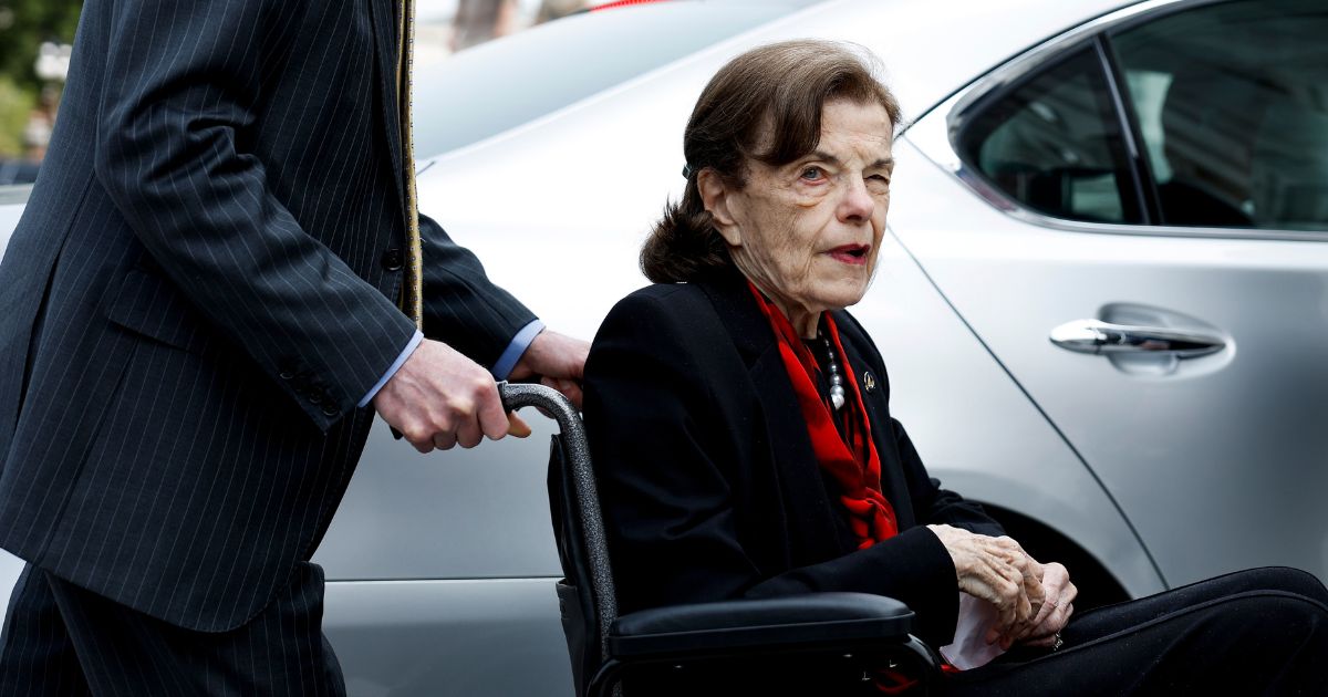 Sen. Dianne Feinstein arrives at the U.S. Capitol Building in Washington, D.C., on May 10. Feinstein's health has been declining over the past several months, and if she steps down from her position, Gov. Gavin Newsom has said he would appoint an interim.