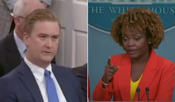Peter Doocy once again irked White House press secretary with his question about the flood of illegal aliens crossing the U.S. southern border.