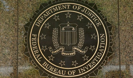 The FBI seal is seen outside the bureau's headquarters in Washington on July 5, 2016.