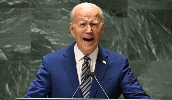 President Joe Biden addresses the 78th United Nations General Assembly at UN headquarters in New York City on Tuesday.