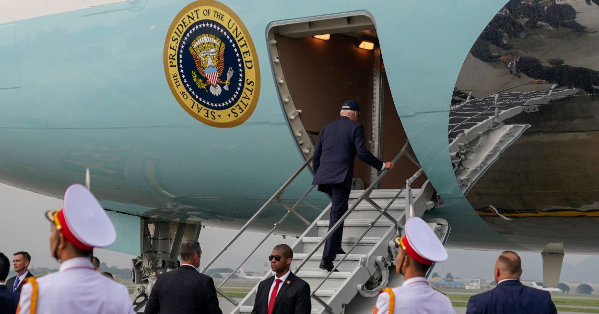 President Joe Biden departs from Noi Bai International Airport in Hanoi