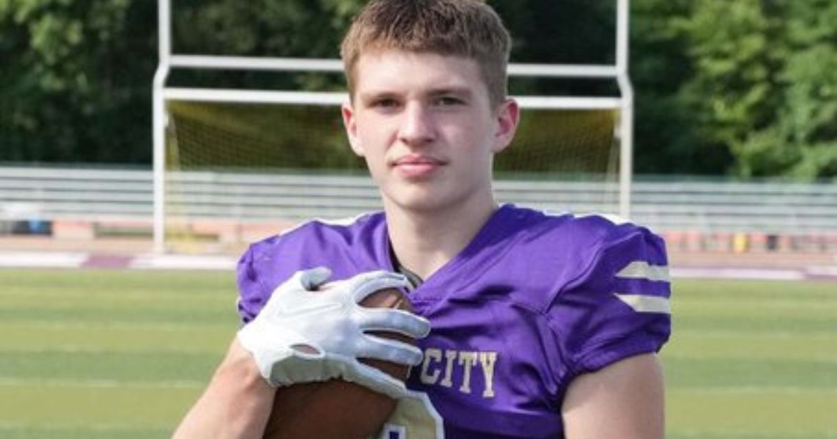 Mason Martin collapsed during a high school football game in Karns City, Pennsylvania, on Sept. 1.