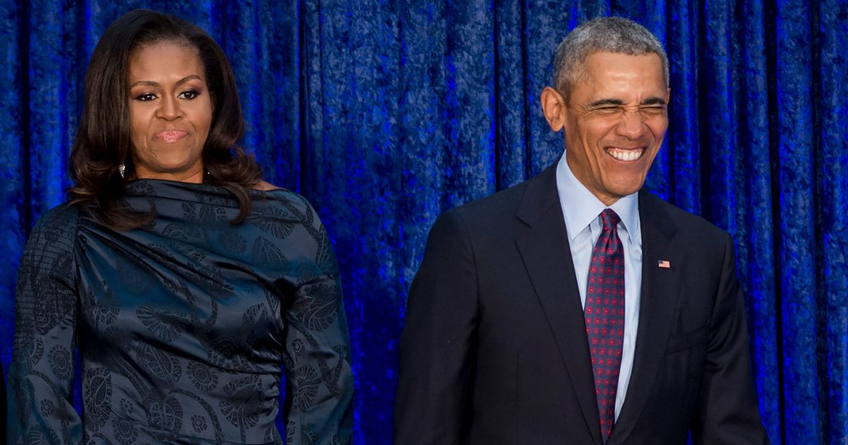 Former President Barack Obama and former first lady Michelle Obama attend an event in Washington, D.C., on Feb. 12, 2018.