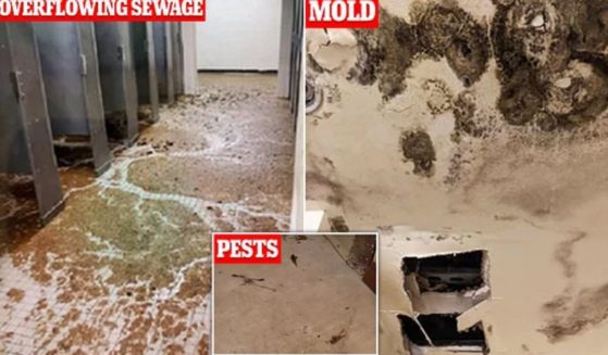 Inspectors found overflowing toilets, mold and pests in the U.S. military barracks.