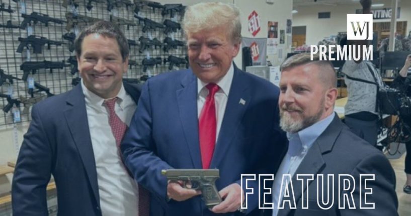 Some assumed former President Donald Trump had purchased the gun he posed with at a South Carolina gun shop, but representatives quickly denied it.