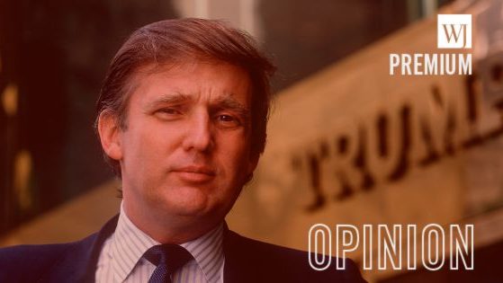 Donald Trump is seen at his Trump Tower development in 1985. Decades before he would become president of the United States, Trump's real estate development projects were credited with saving a floundering New York City.