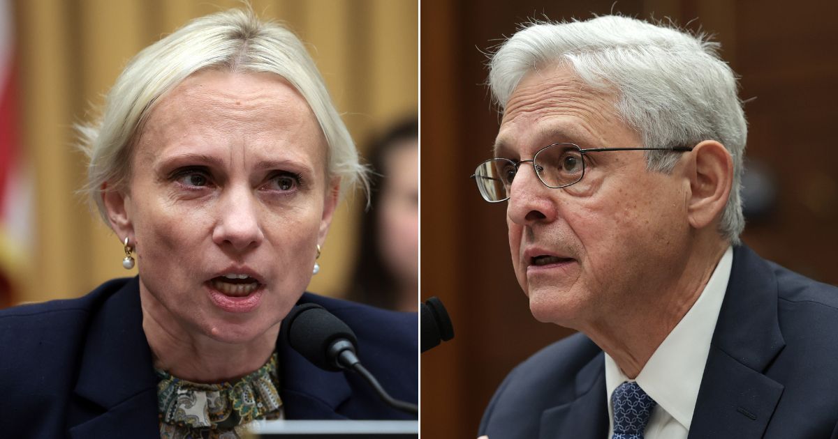 Indiana GOP Rep. Victoria Spartz confronted Attorney General Merrick Garland Wednesday about the tactics of the Department of Justice, which she said are "like the KGB" in the former Soviet Union.