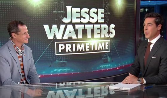 Former Rep. Anthony Weiner appeared on Tuesday's episode of "Jess Watters Primetime." Weiner, left, and host Jesse Watters went back and forth on several issues, including crime in New York City.