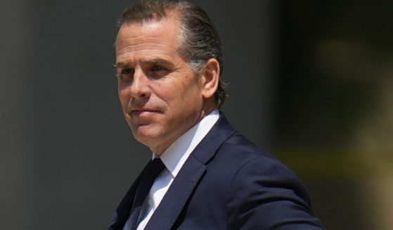 Hunter Biden leaves the courthouse in Wilmington, Delaware,on July 26.