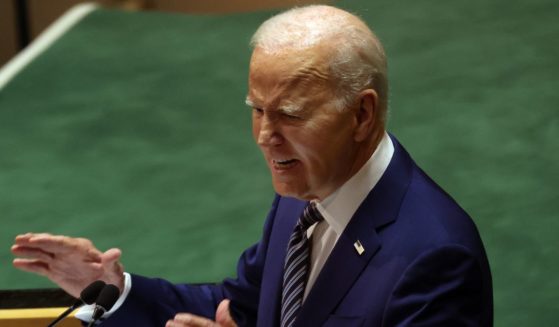 President Joe Biden addresses world leaders during the United Nations (UN) General Assembly on Tuesday in New York City.