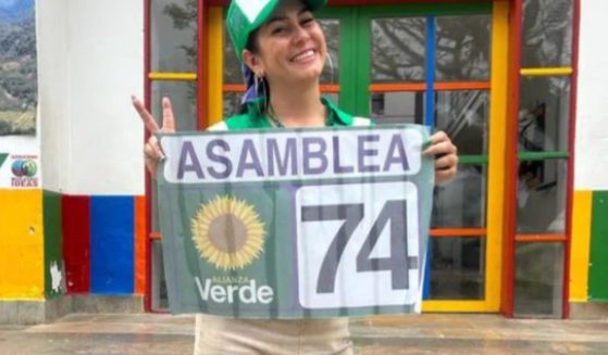 Catalina Jaramillo is a Colombian Green Party candidate.
