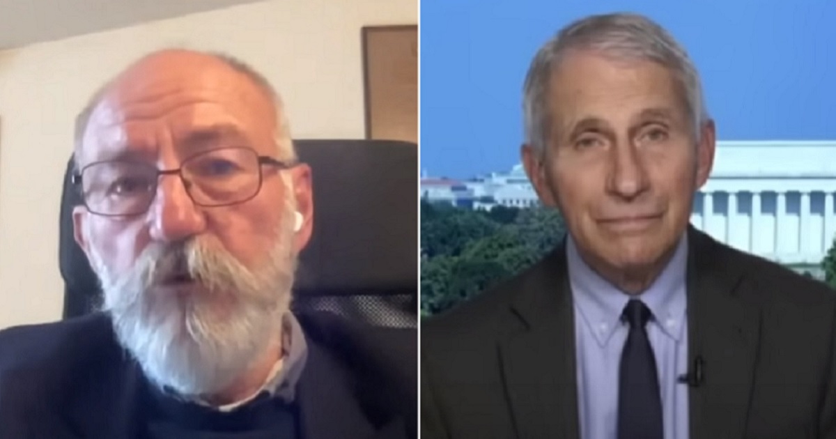 Tom Jefferson, an epidemiologist at Oxford University in the United Kingdom, left; right, Dr. Anthony Fauci, former director of the National Institute for Allergy and Infectious Diseases.