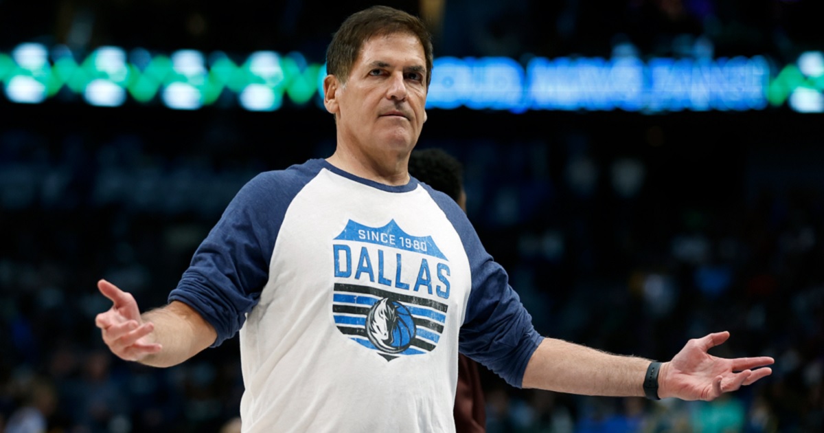 Dallas Mavericks owner Mark Cuban, pictured during a Mavericks game in March.
