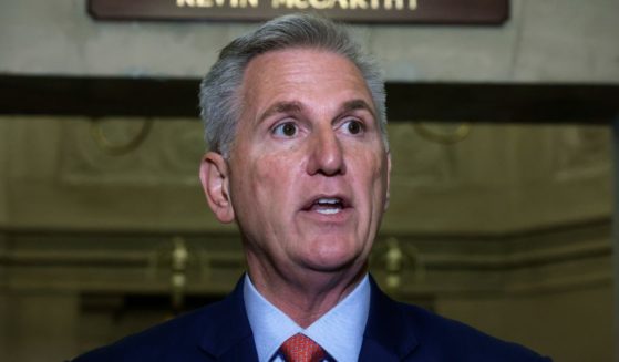 GOP Speaker of the House Kevin McCarthy announces an impeachment inquiry against U.S. President Joe Biden to members of the news media outside his office at the U.S. Capitol on Tuesday in Washington, D.C