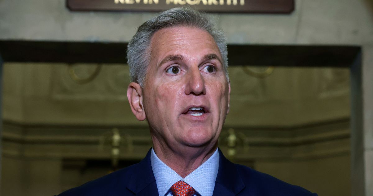 GOP Speaker of the House Kevin McCarthy announces an impeachment inquiry against U.S. President Joe Biden to members of the news media outside his office at the U.S. Capitol on Tuesday in Washington, D.C