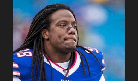Former NFL safety Sergio Brown, pictured in a 2016 file photo with the Buffalo Bills.