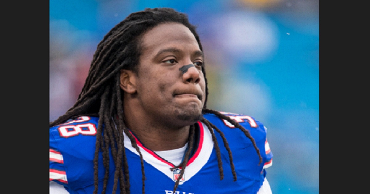 Former NFL safety Sergio Brown, pictured in a 2016 file photo with the Buffalo Bills.