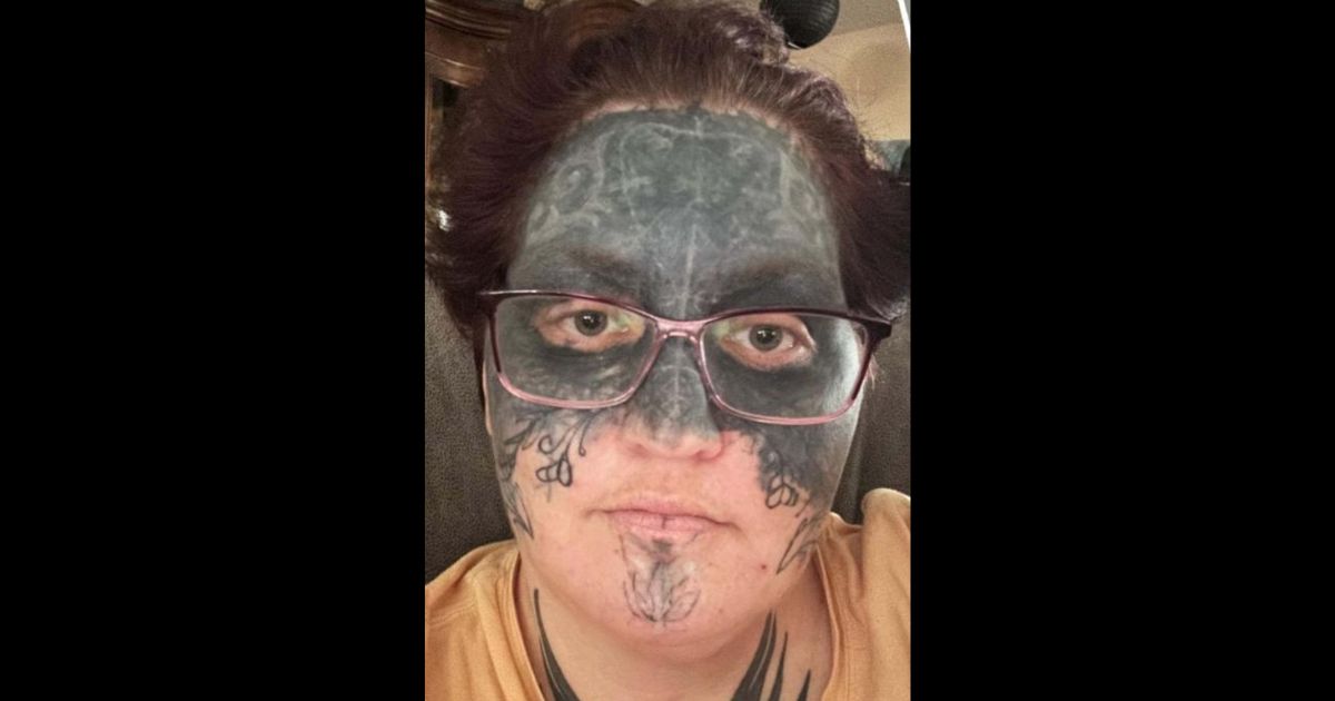 This Twitter screen shot shows Taylor White, who was sexually assaulted and forcibly given tattoos. She is now working to remove those tattoos.