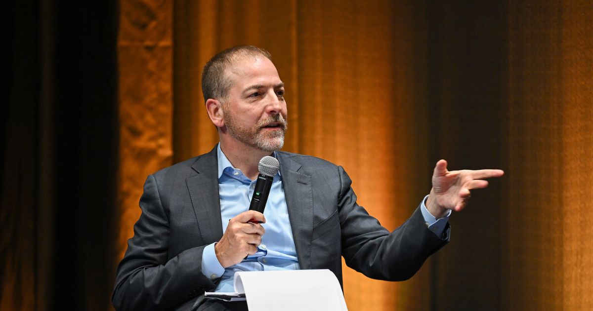 Chuck Todd attends as Universal Pictures presents an OPPENHEIMER Trinity Anniversary Special Screening at the Whitby Hotel on July 15, 2023 in New York City.