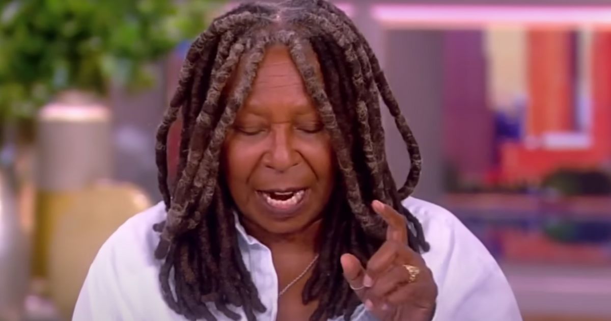 This YouTube screen shot shows Whoopi Goldberg on 'The View.'