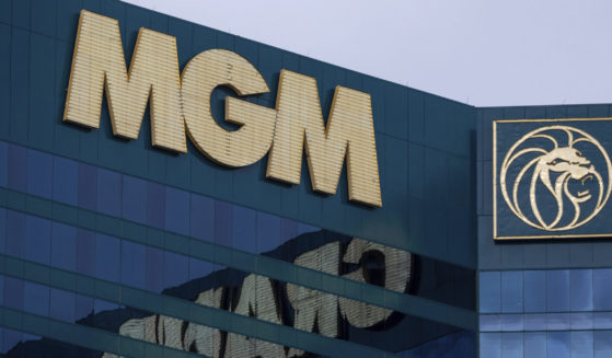The exterior of the MGM Grand hotel and casino is seen on Sept. 20 in Las Vegas.