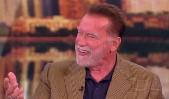 Arnold Schwarzenegger appears on "The View" on Monday.