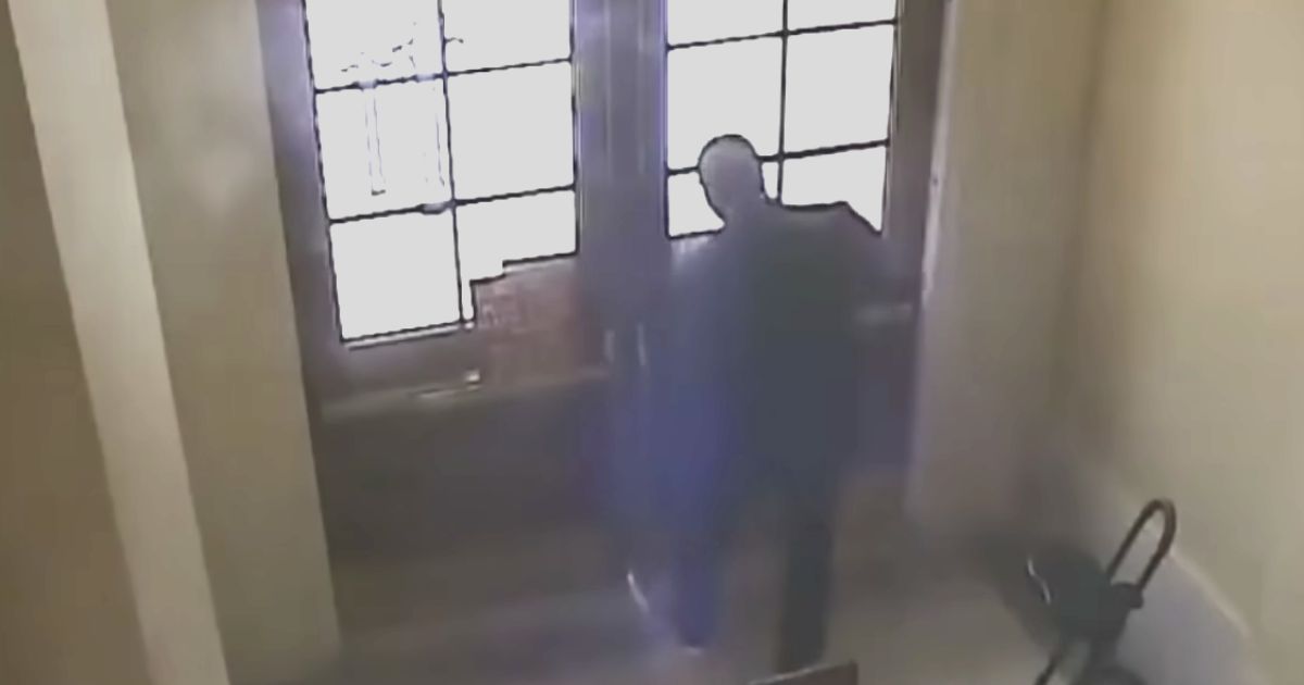 Video shows Rep. Jamaal Bowman removing warning signs from exit doors just before pulling a fire alarm in the Cannon House Office Building Sept. 30.