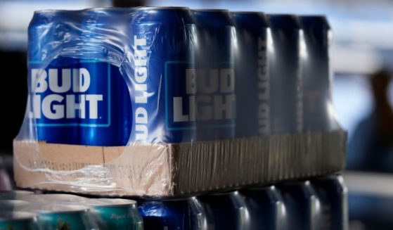 cans of Bud Light beer