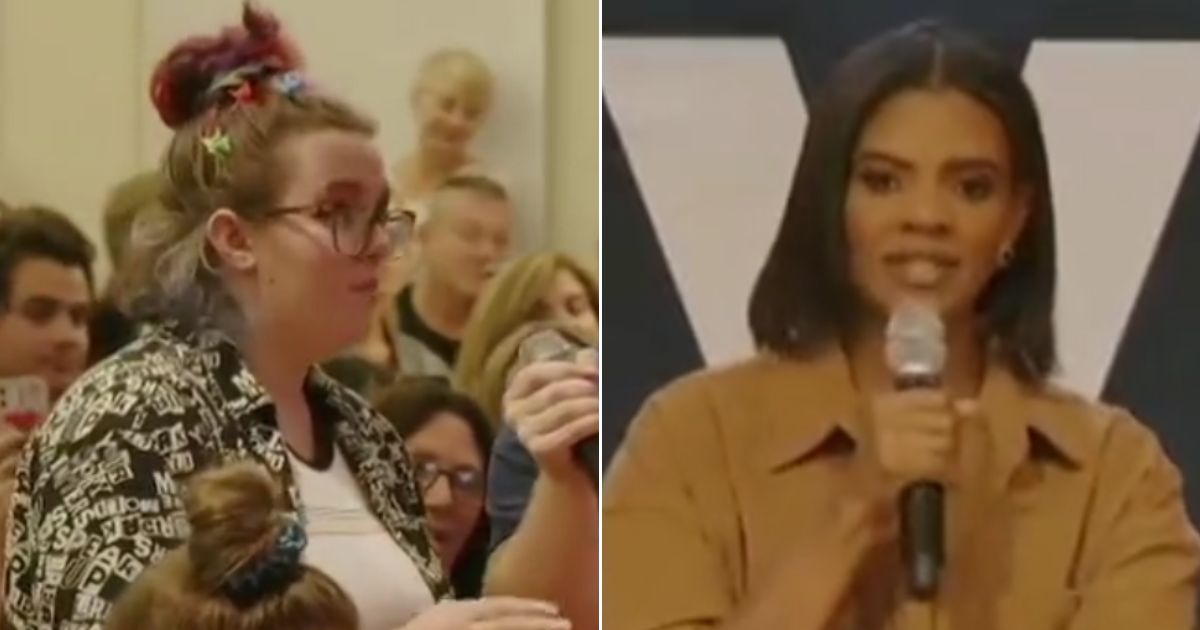Candace Owens didn't mollycoddle the audience member.