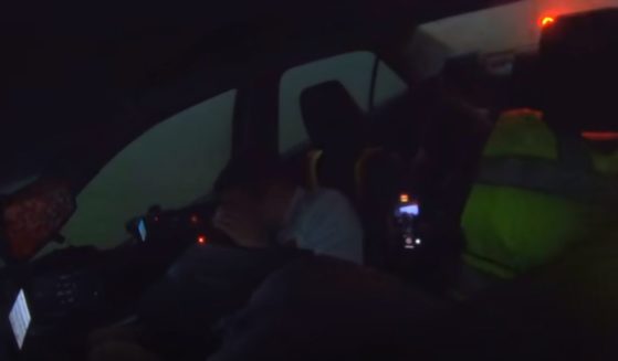Tornado chasers hunker down and pray when caught in a terrible storm.