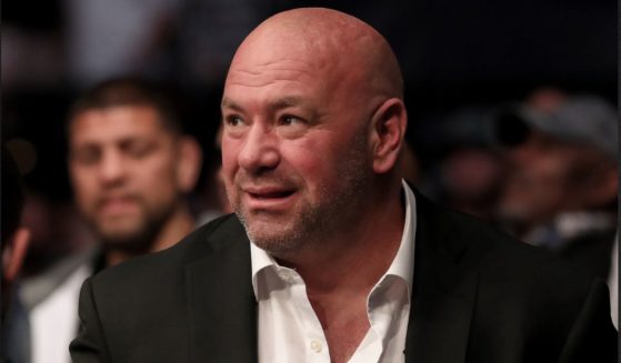 UFC President Dana White seen in a 2021 photo, is taking some heat for partnering with Bud Light for 2024.