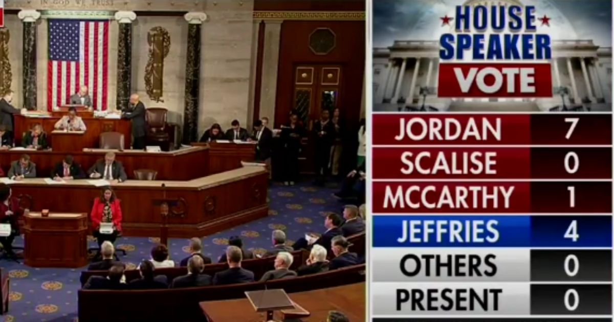 Fox News host caught on hot mic voting against Jordan and for McCarthy during Speaker vote.