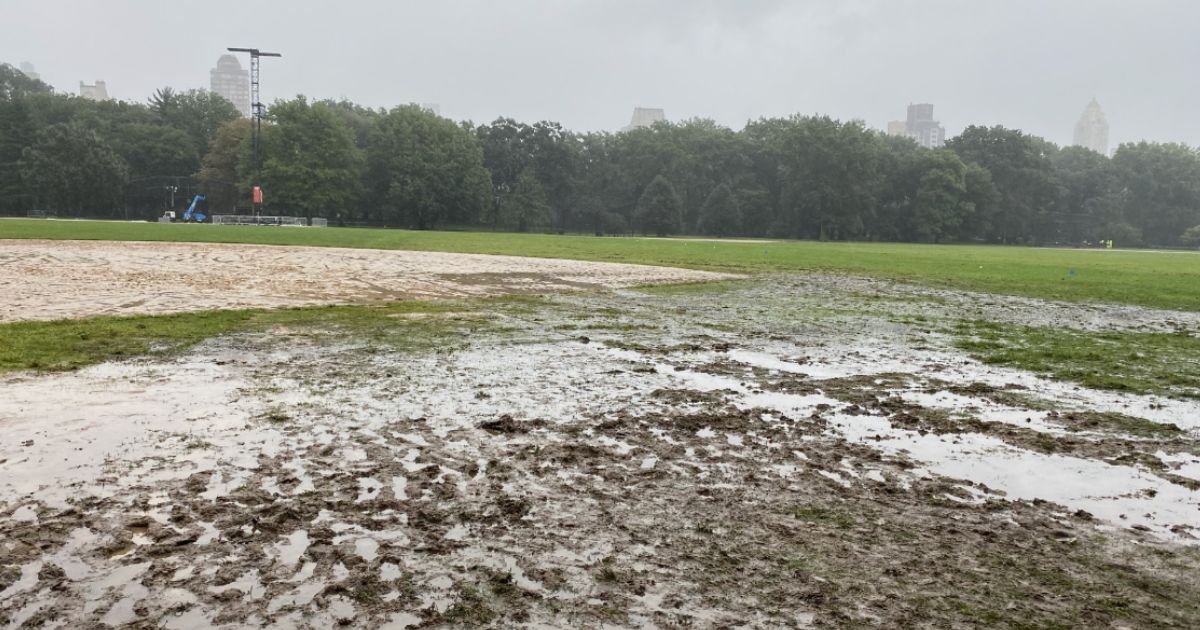 Heavy rain, foot traffic and staging machinery combined to destroy about 12 acres of lawn in Central Park during the Global Citizen Festival in September.