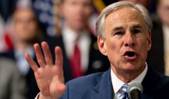 Texas Gov. Greg Abbott speaks during a news conference at the state Capitol in Austin on June 8.