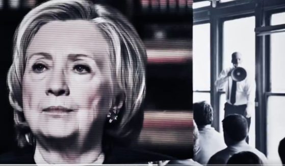 A new campaign ad from former President Donald Trump depicts Hillary Clinton as a tyrannical figure intent on brainwashing the American people into voting for President Joe Biden in the 2024 election.