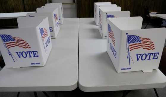 Iowa voting booths