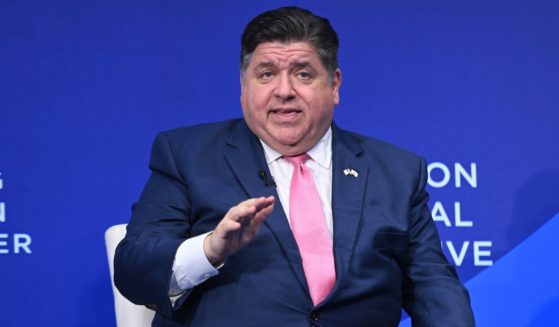 Illinois Gov. J. B. Pritzker speaks during a Clinton Global Initiative meeting on Sept. 19 in New York City.