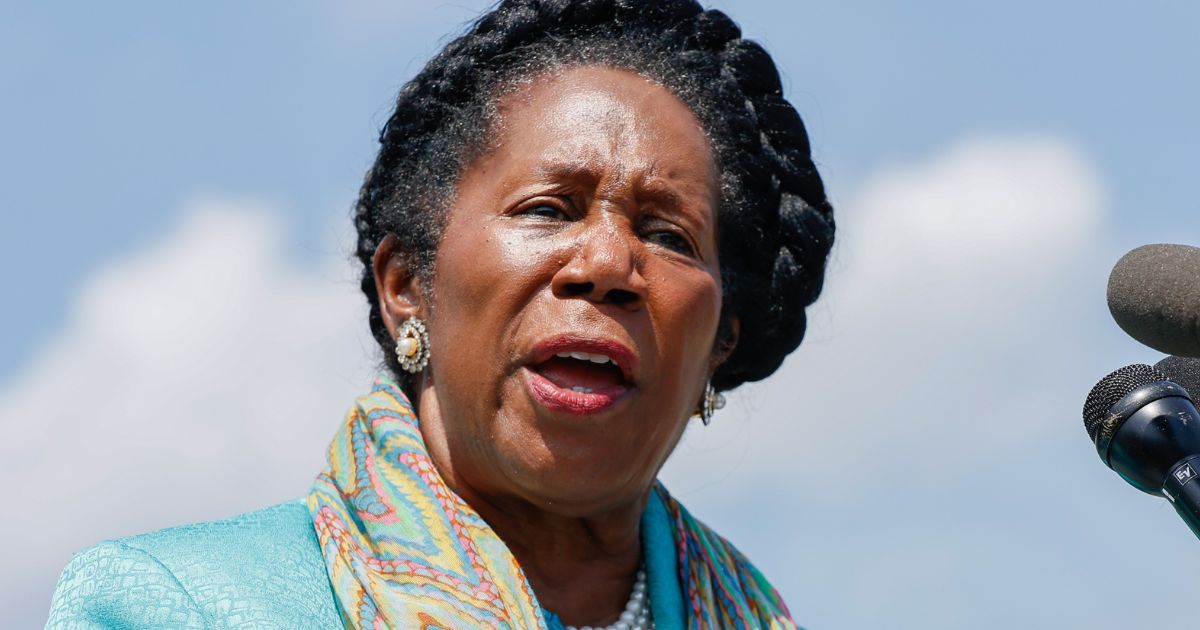 Texas Democratic Rep. Sheila Jackson Lee speaks during a news conference in Washington on July 18, 2022.