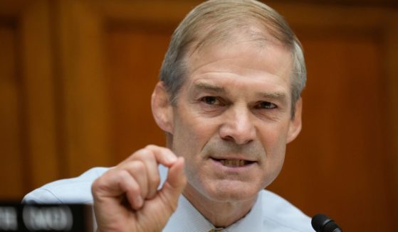 Rep. Jim Jordan delivers remarks during a House Oversight Committee hearing titled “The Basis for an Impeachment Inquiry of President Joseph R. Biden, Jr.” on Capitol Hill in Washington, D.C., on Sept. 28. Jordan is now being spoken of as a candidate for speaker of the House, and former GOP Reps. Liz Cheney and Adam Kinzinger have spoken out against him.